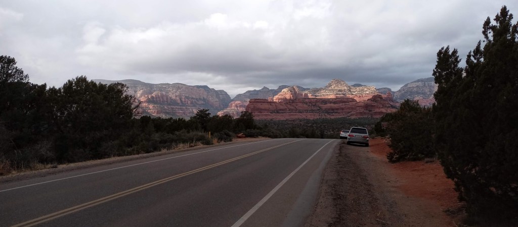Sedona red rocks road