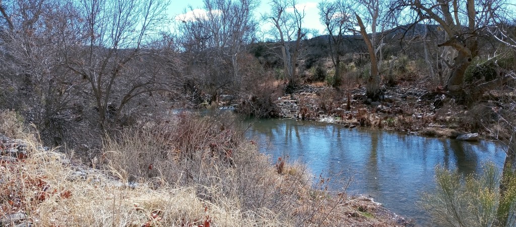 River and creek landscape