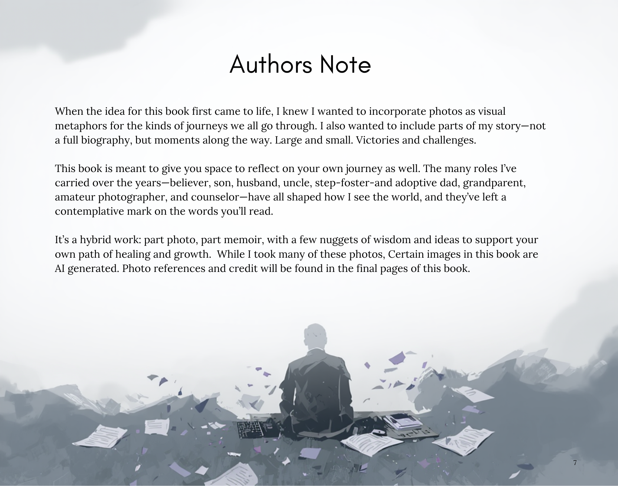 Interior spread from Journey Into Grace